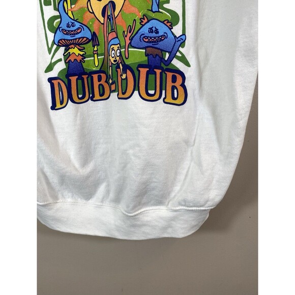 Rare Rick and Morty Dub Dub White Hoodie Size XL - Picture 5 of 14